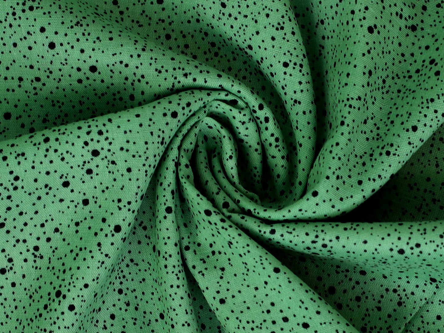 stoff-musselin-baumwolle-baumwollstoff-kleine-puenktchen-sprenkel-altgruen-schwarz