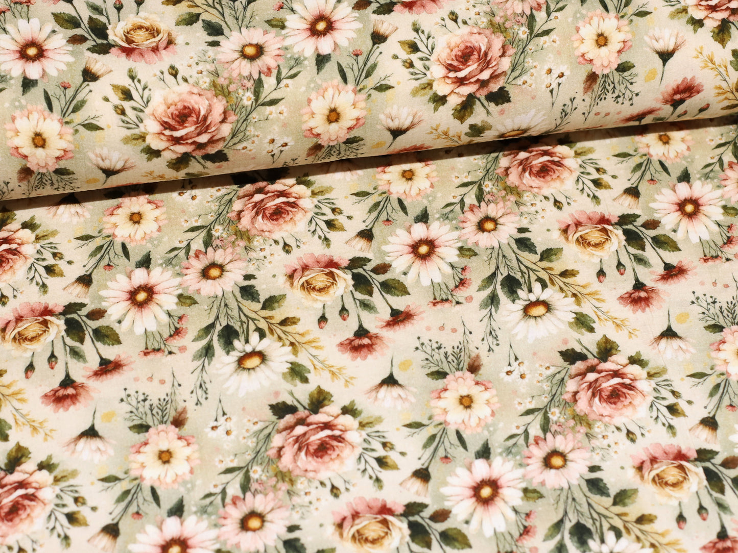 Double Gauze - Musselin Stoff - Wild Flowers