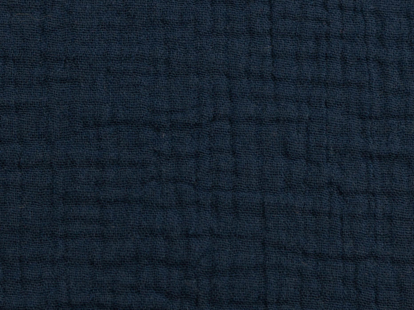 Uni Musselin Stoff - denim
