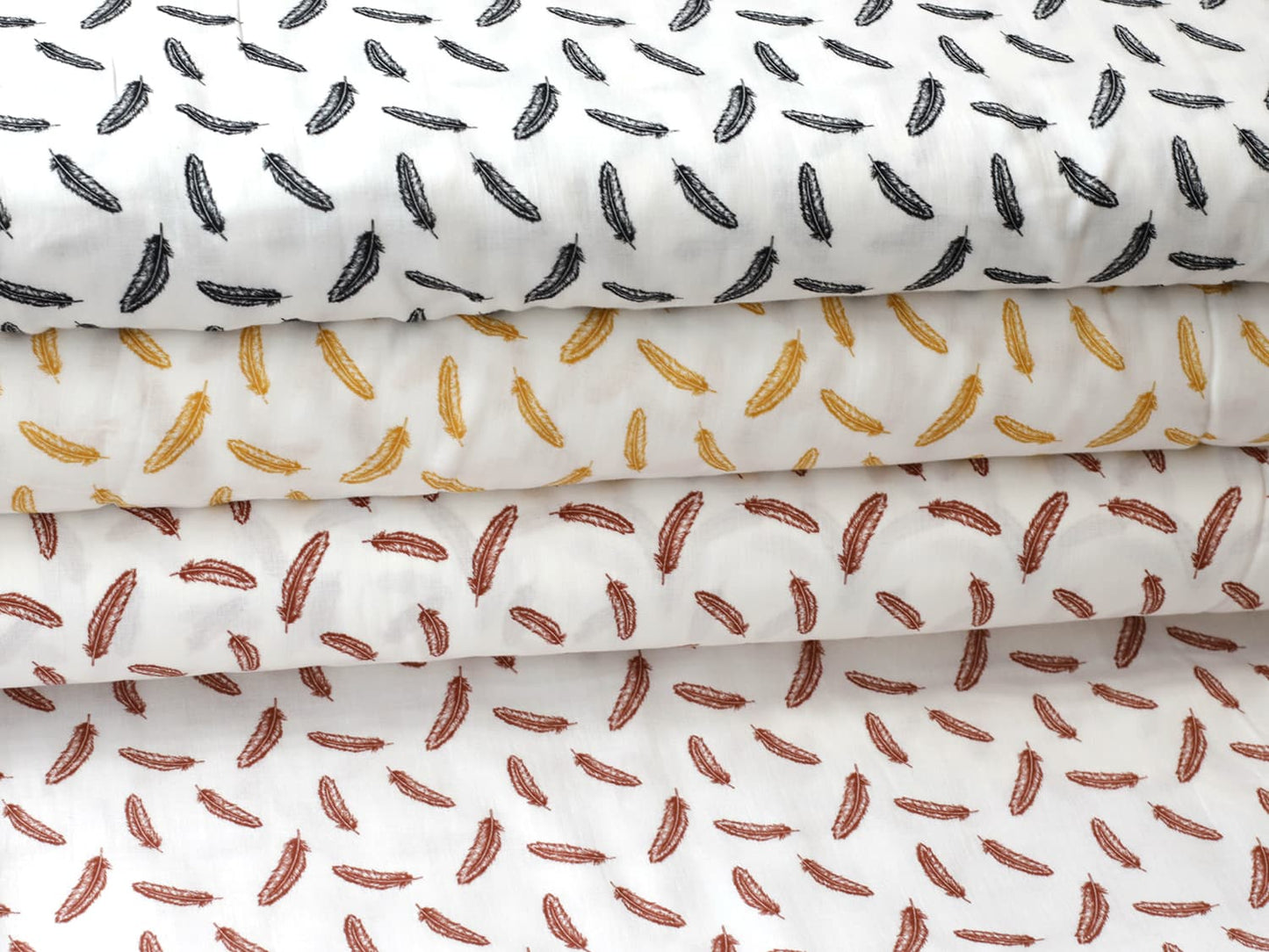 stoff-musselin-double-gauze-meterware-federn-serie