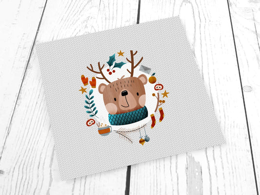 stoff-panel-baumwolle-french-terry-sommersweat-kathi-kunterbunt-winter-freunde-tasse-zweig-ilex-apfel-orange-socken-handschuhe-baer