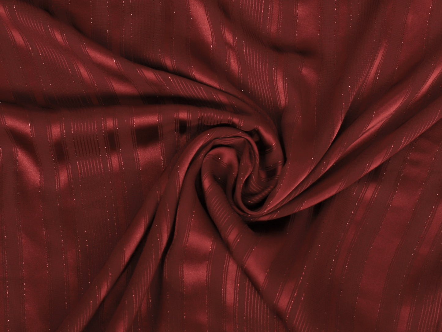 Bekleidungsstoff - Polyester - Streifen, altrot