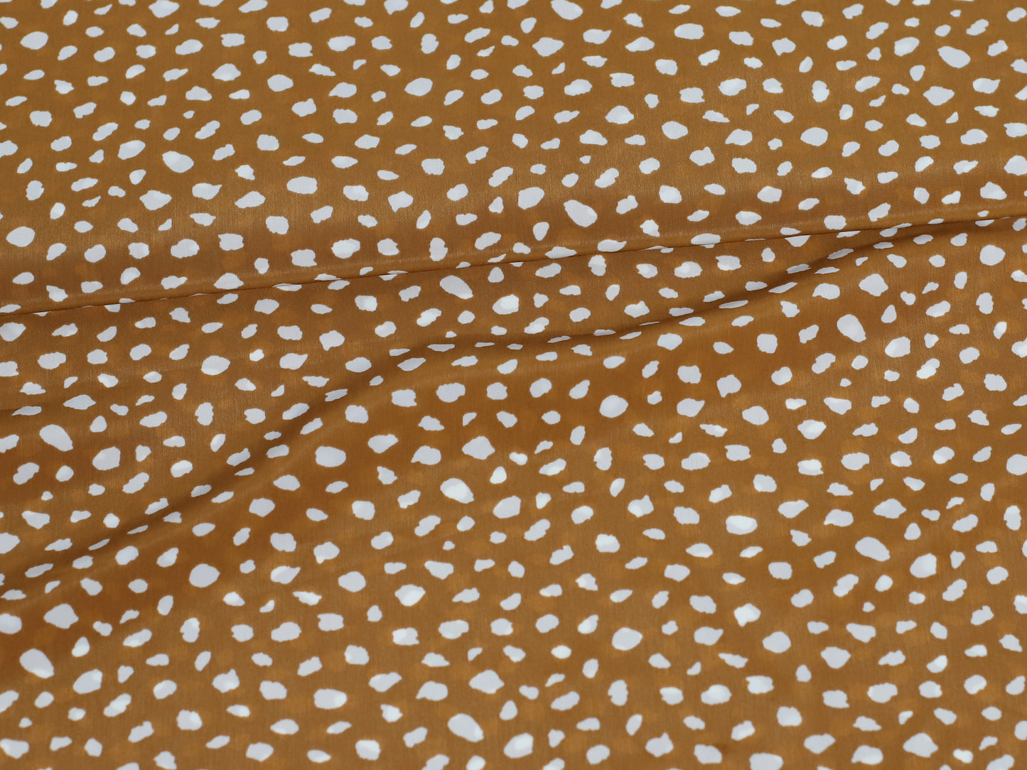 Bekleidungsstoff - Polyester - Flecken - karamell, hell