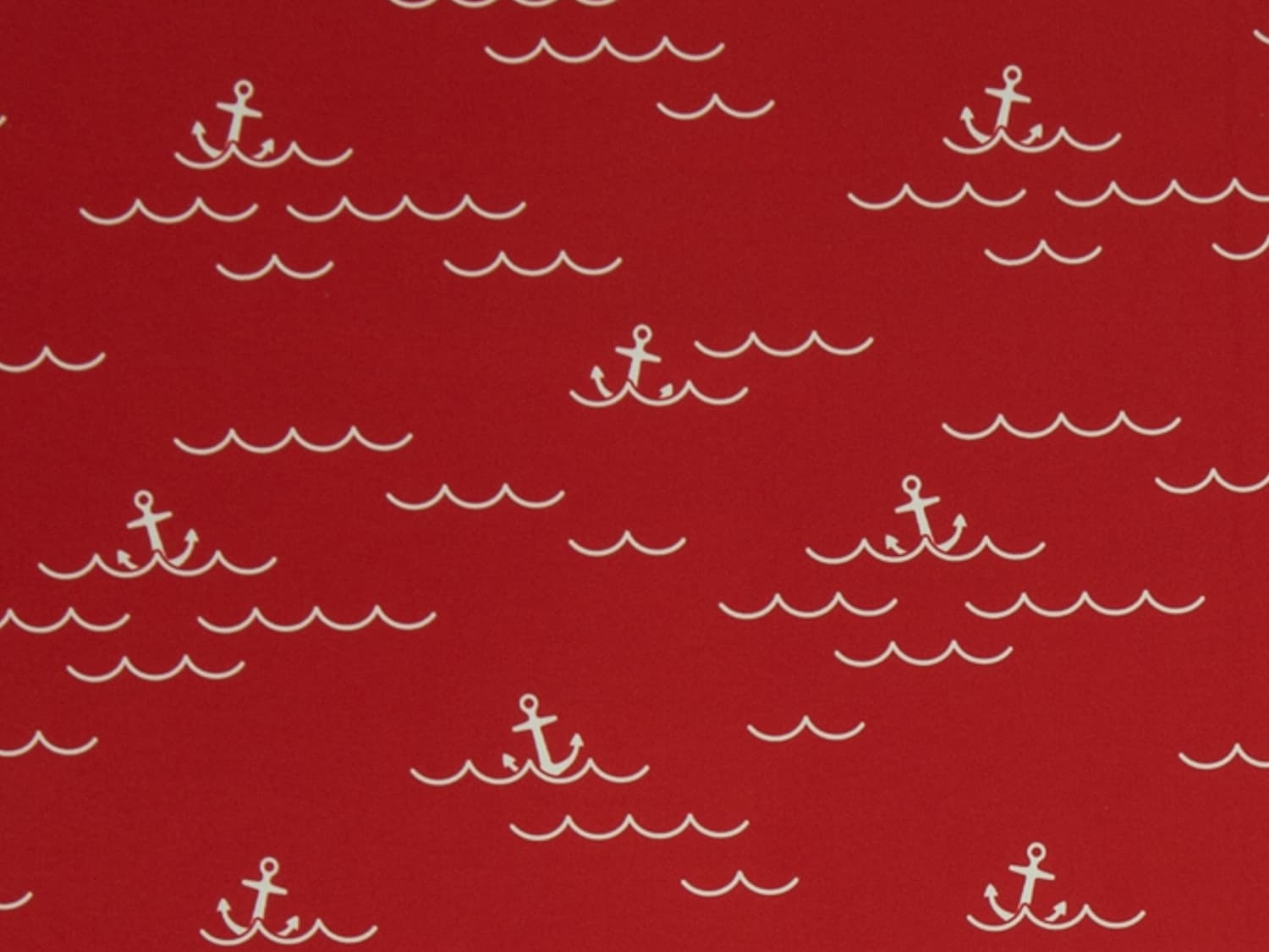 Softshell Stoff Wellen Anker rot online kaufen – Kathi