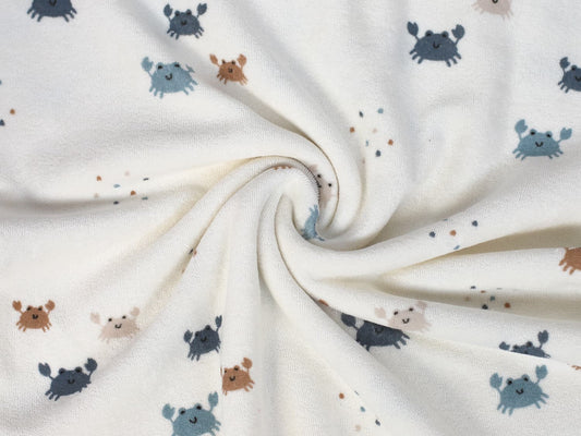 stoff-stretch-frottee-baumwolle-polyester-kleine-krabbe-cremeweiss-2
