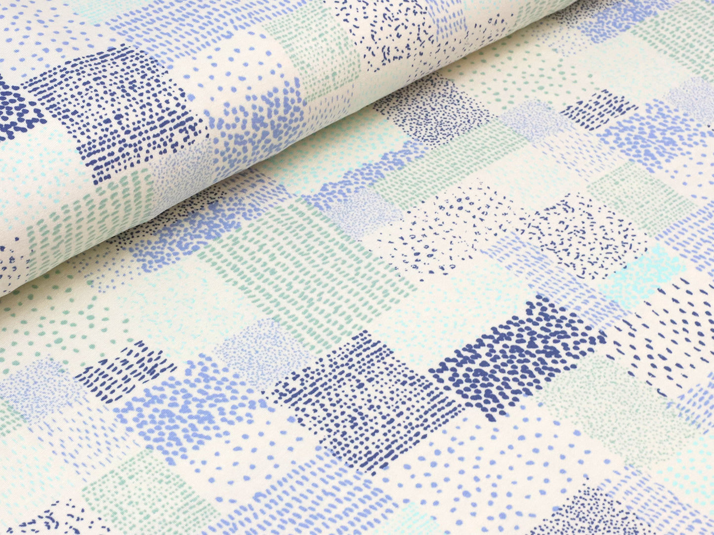 stoff-viskose-jersey-quadrate-blau-creme