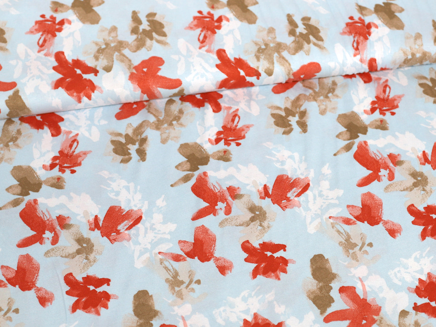 Tissu jersey viscose - Amsterdam - feuilles de palmier