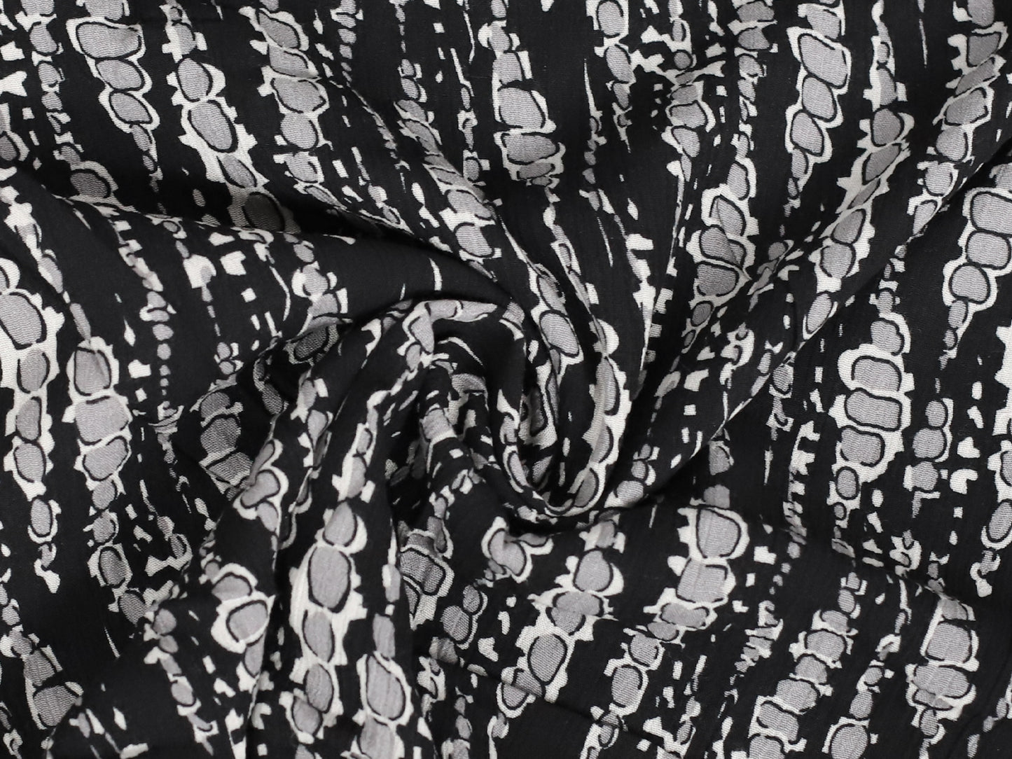 Viscose Jersey Fabric - Amsterdam - Palm Leaves