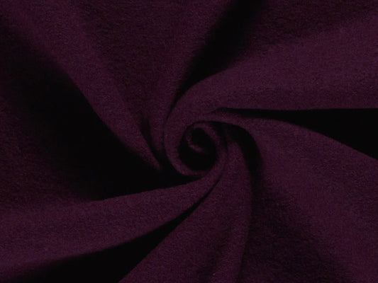 Wollstoff - Walk WINNY - aubergine