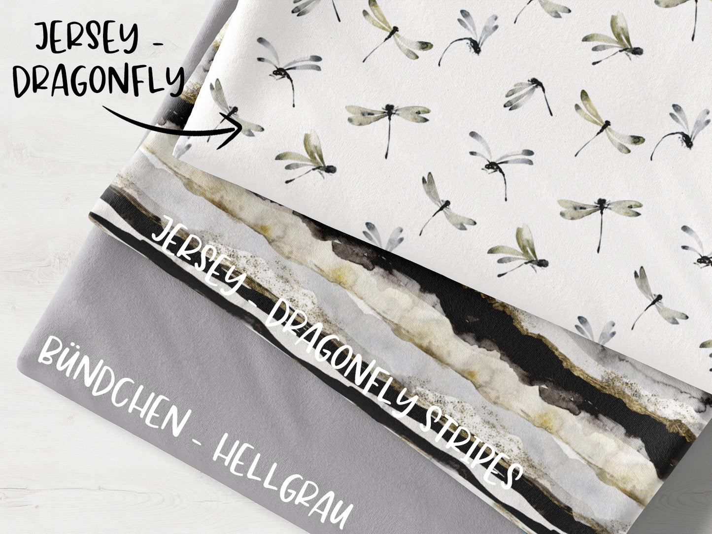 fabric package - rabbit & flowers - light yellow