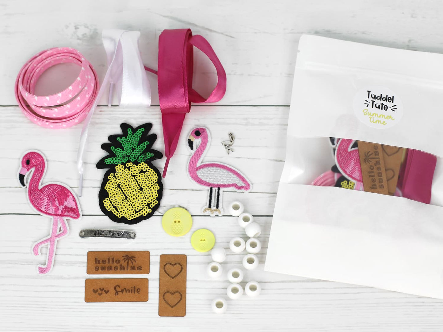 tueddel-tuete-summertime-flamingo-ananas-snappap-perlen-satin-hoodie-band