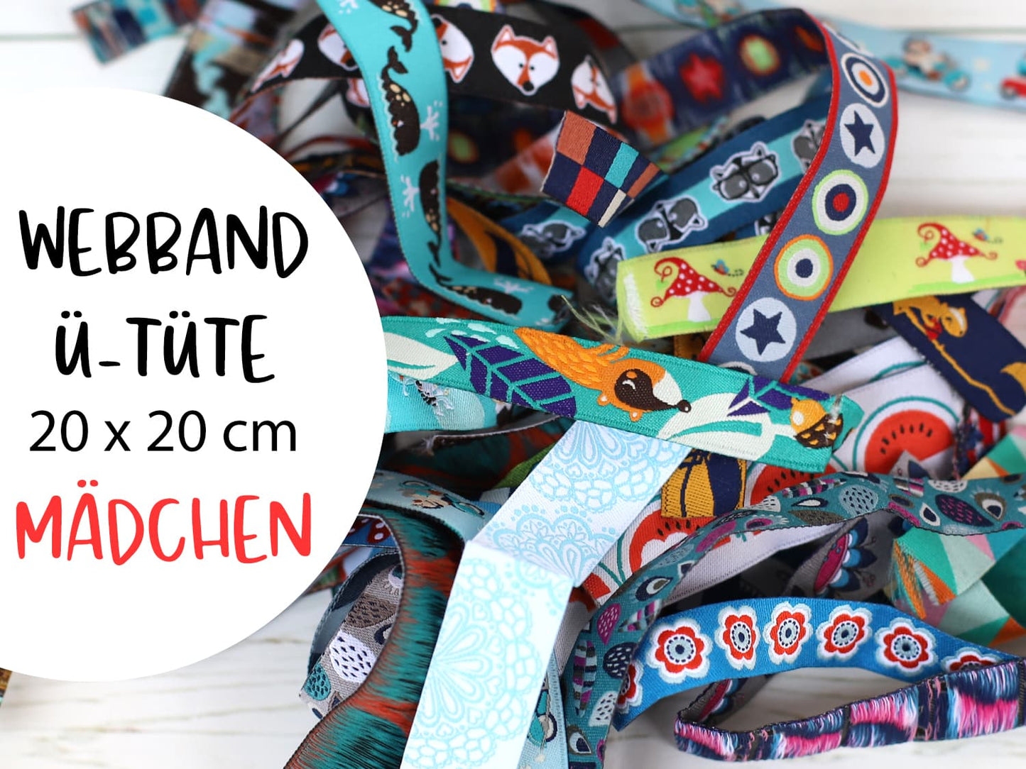 webband-tueddel-tuete-20-stueck-20cm-maedchen