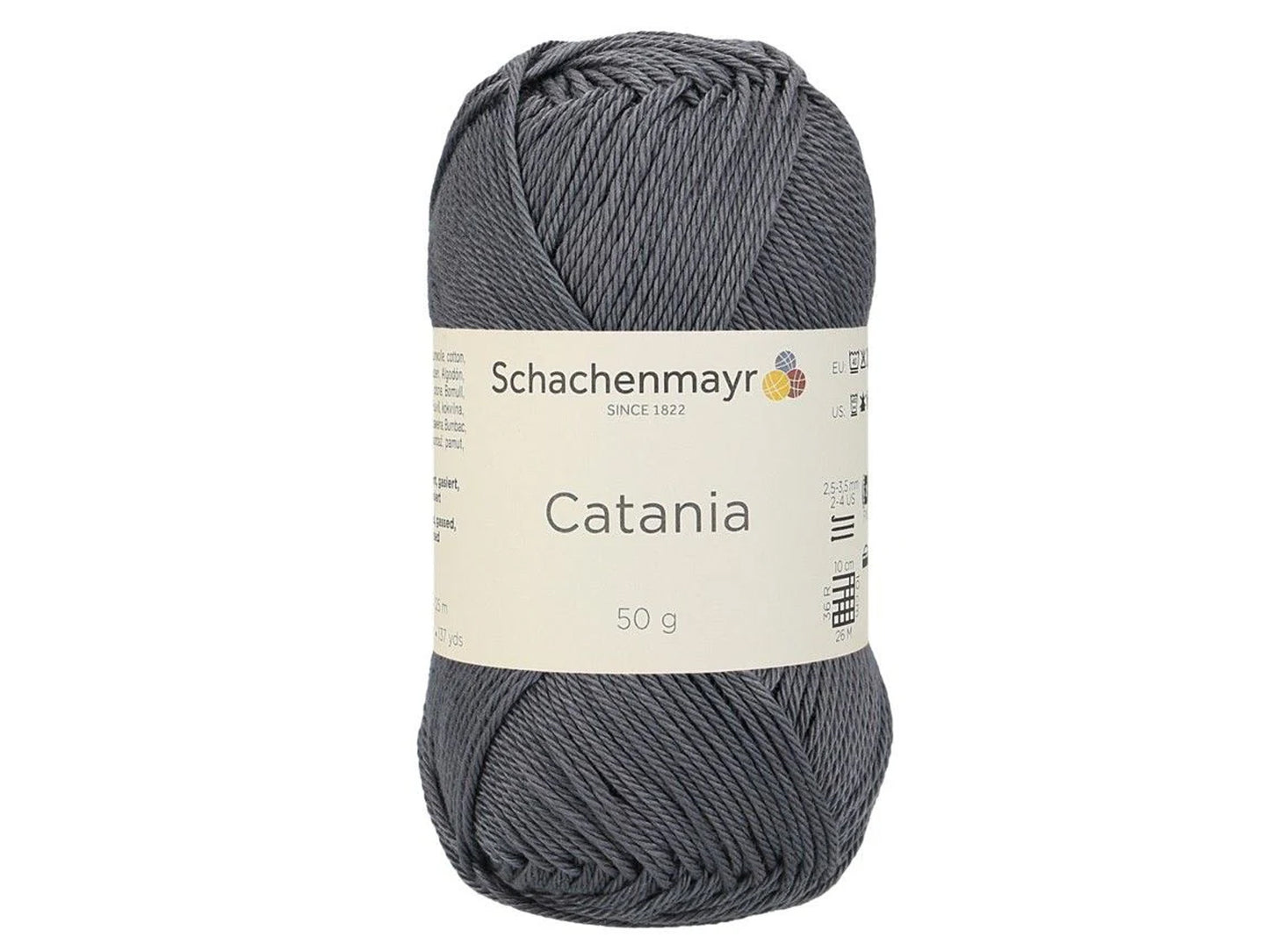 Schachenmayr Catania - Baumwollgarn - 429 anthracite