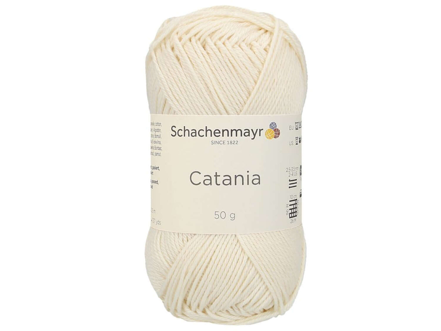 Schachenmayr Catania - Baumwollgarn - 130 creme