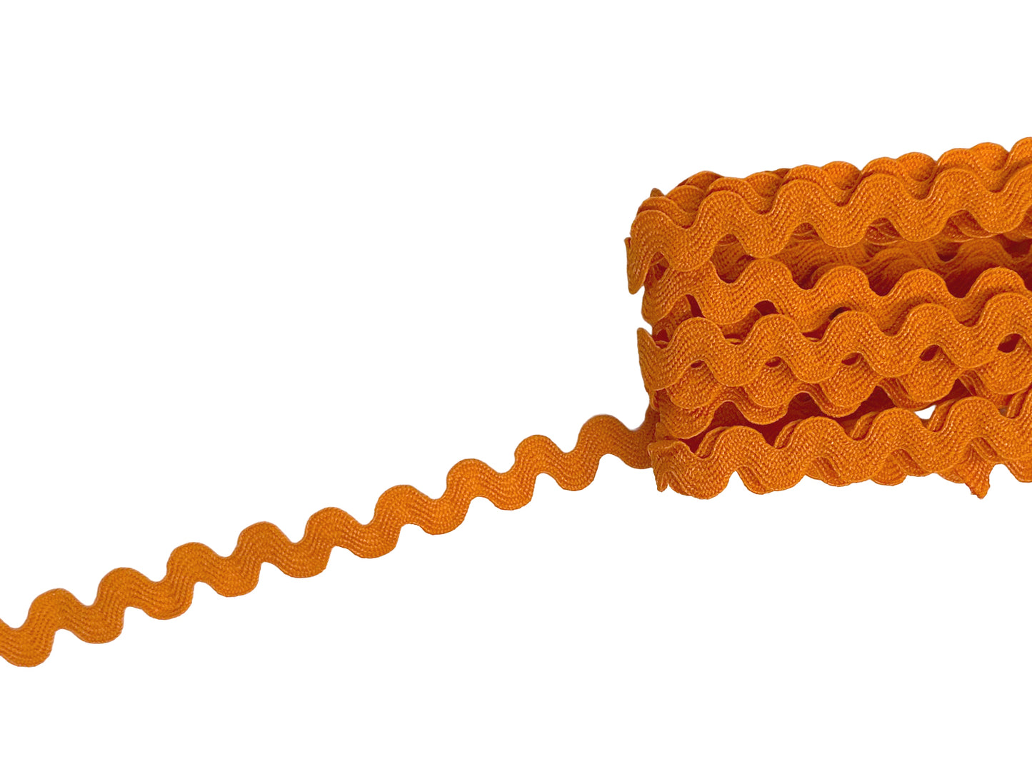 RESTSTÜCK Zackenlitze - orange ca. 2,03m