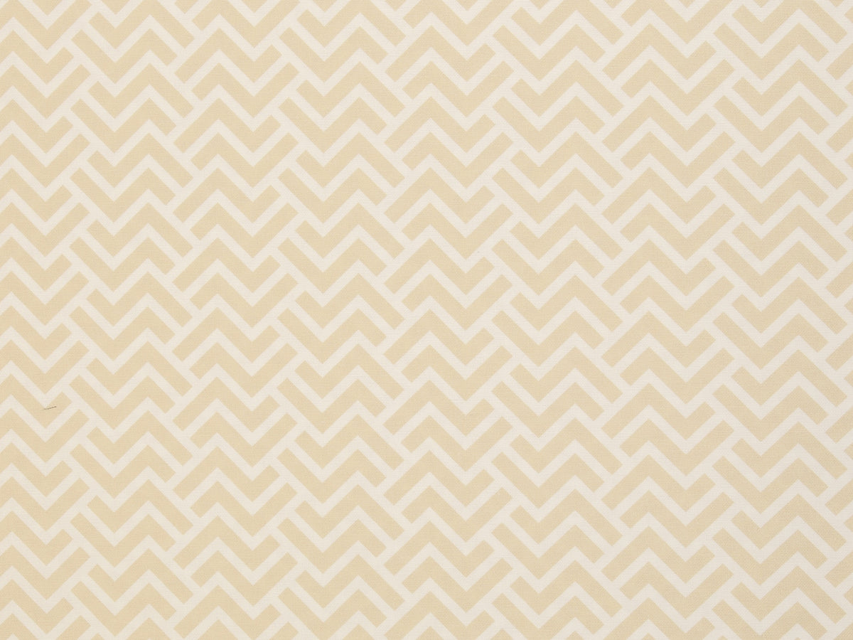 Canvas Stoff - Zacken hellbeige
