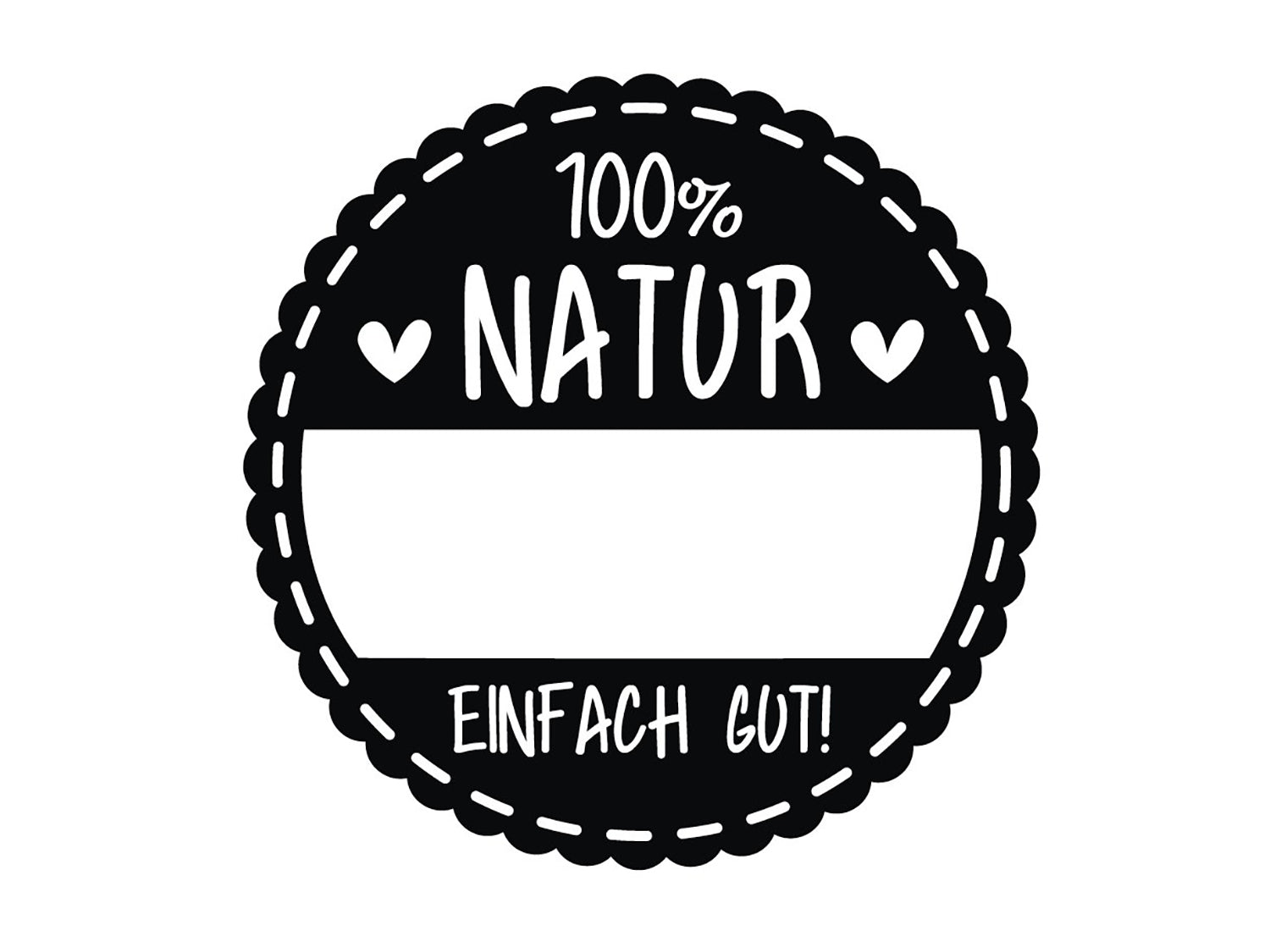 100Natur-Stempel