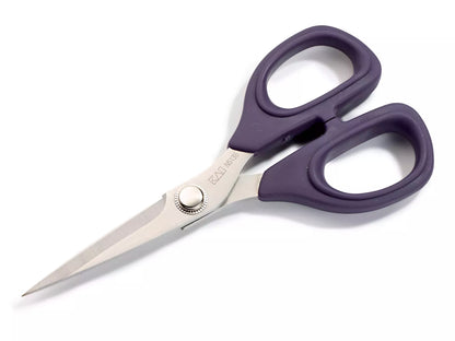 Prym stick and craft scissors 13cm with soft grips for comfortable cutting in various materials.