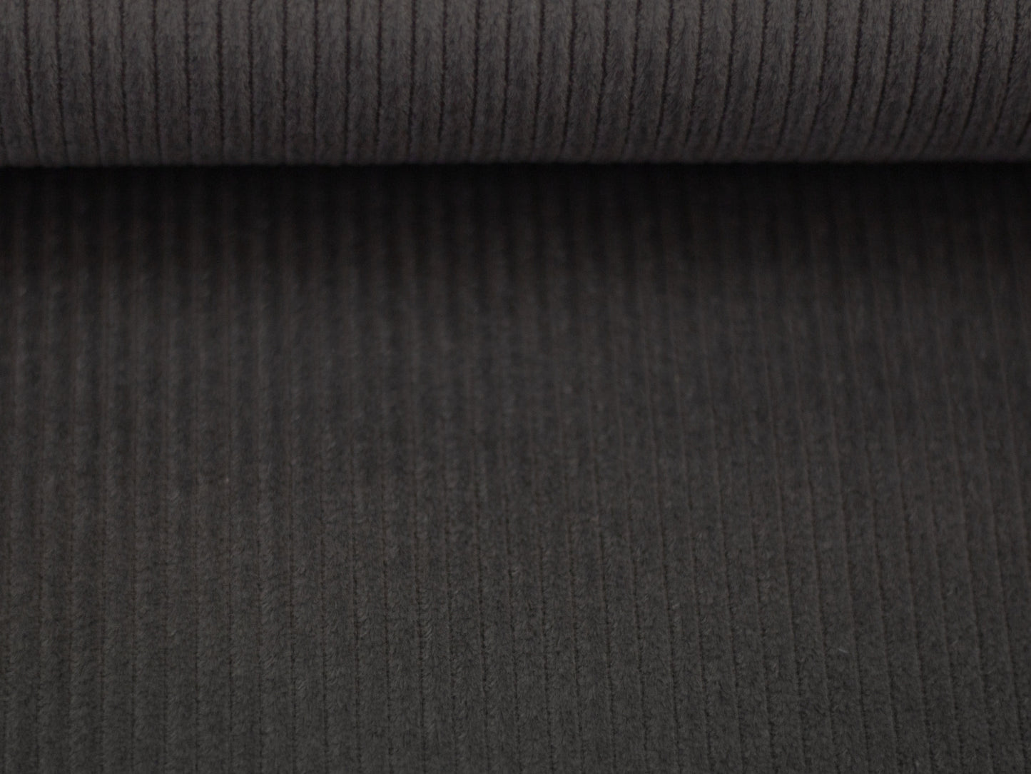 Breitcord Cord Stoff - dunkelgrau
