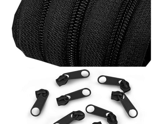 Endlos-Reissverschluss-5mm-schwarz