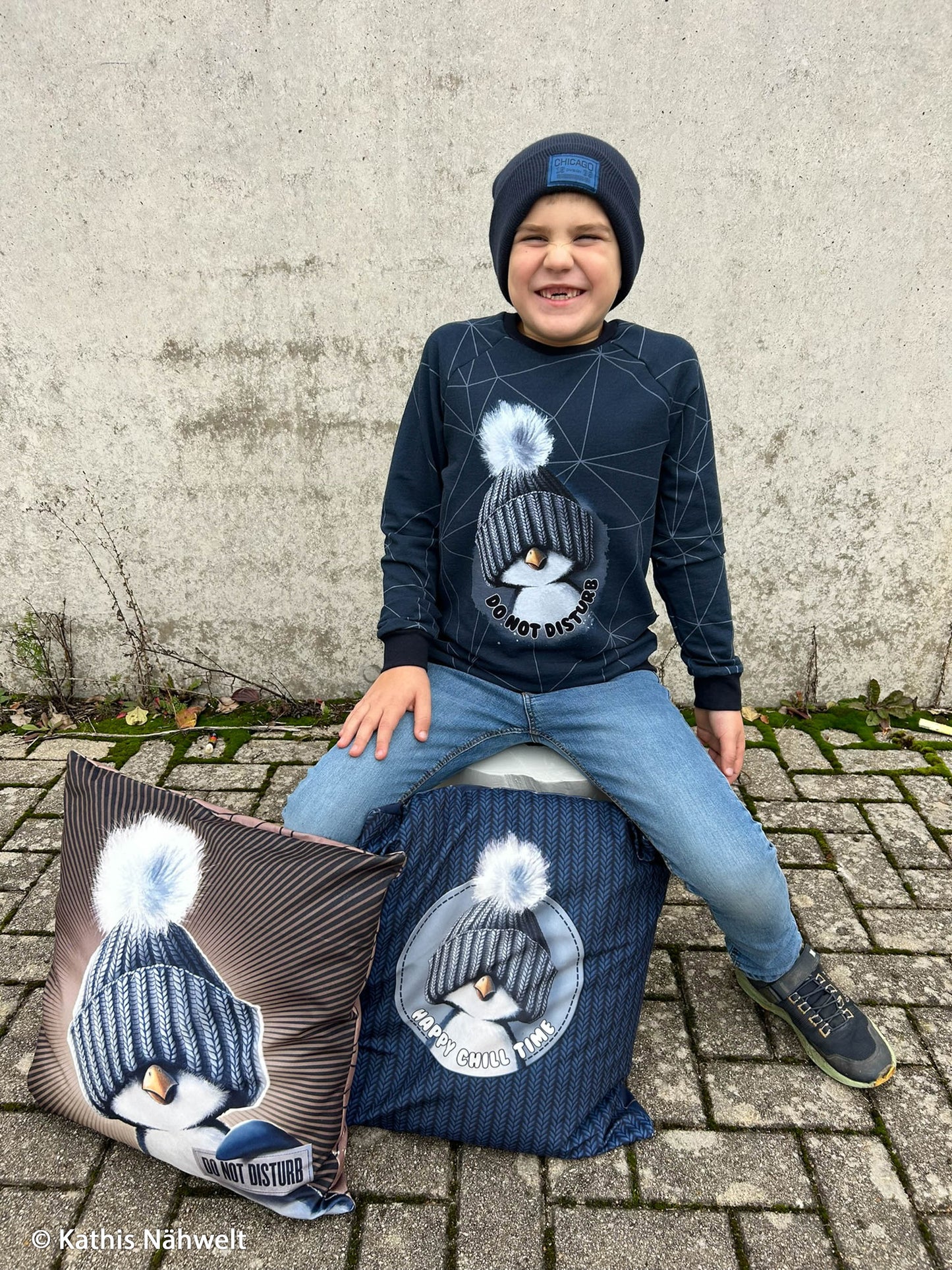 Sweatshirt PANEL - Thorsten Berger - On the Rocks - Pinguin Do not Disturb