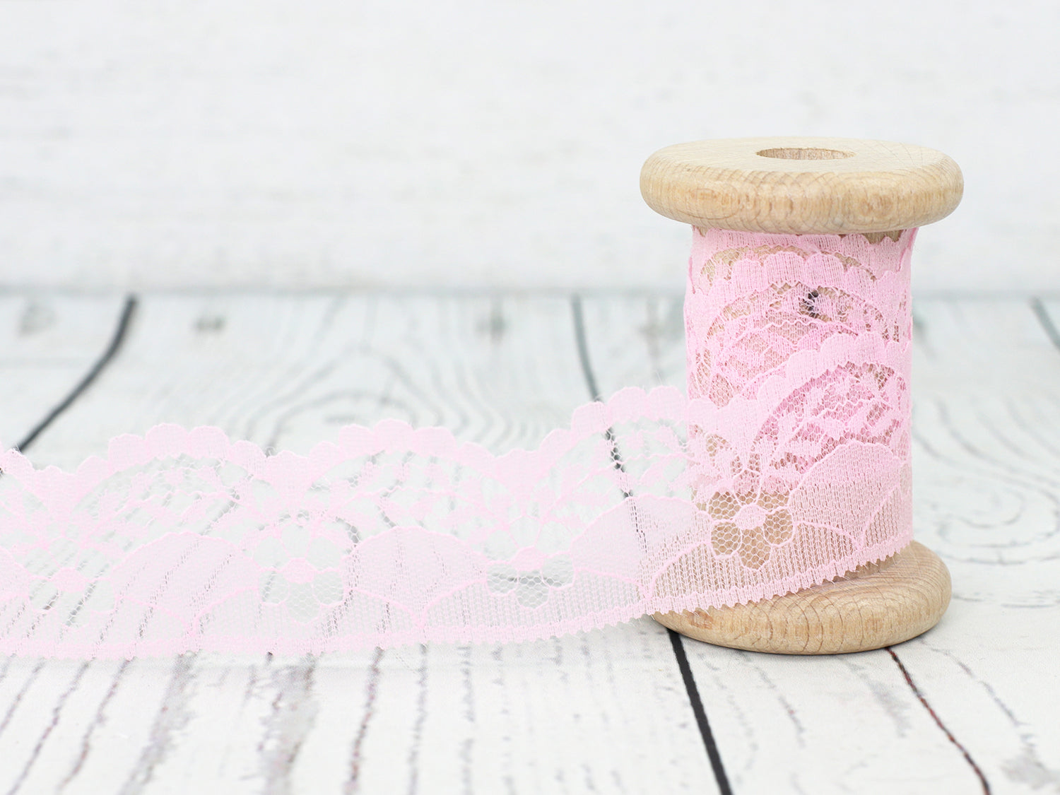 Synthetische-Spitze-40mm-rosa