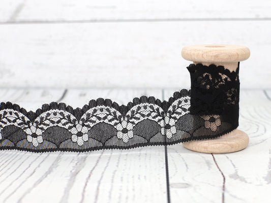 Synthetische-Spitze-40mm-schwarz
