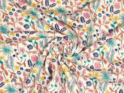 Alpenfleece - Blumenwiese - natur meliert