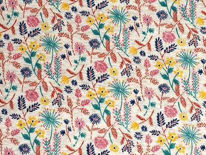 Alpenfleece - Blumenwiese - natur meliert