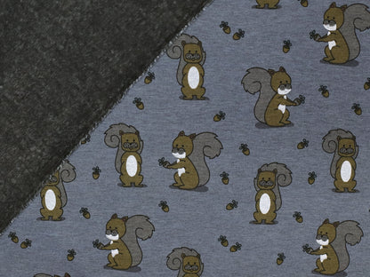 Alpenfleece - Squirrel - mottled blue