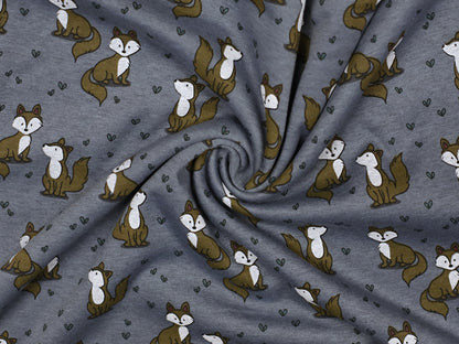 Alpine fleece - fox - mottled blue