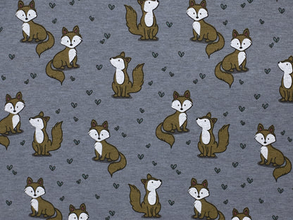 Alpine fleece - fox - mottled blue