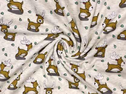 Alpenfleece - Hirsch - natural mottled