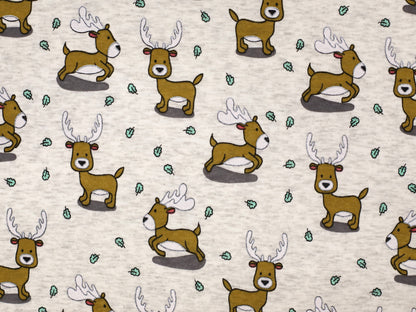 Alpenfleece - Hirsch - natural mottled