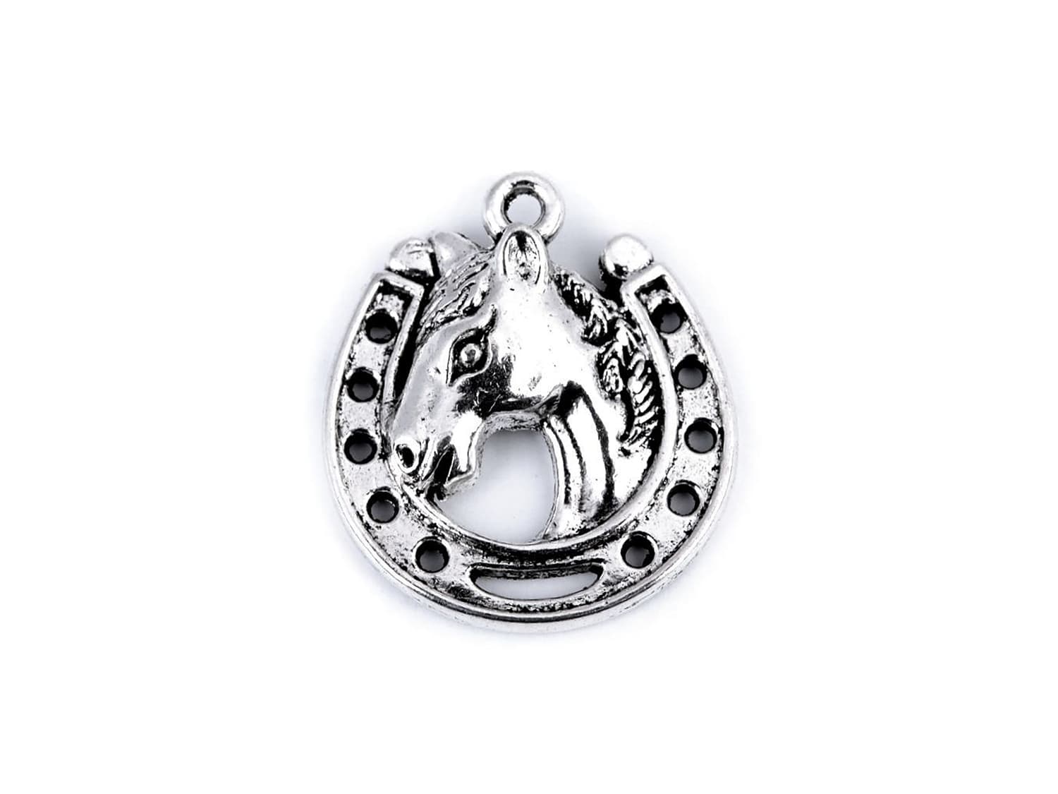 anhaenger-charm-silber-farbig-pferd-mit-hufeisen