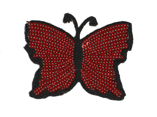 applikation-aufbuegler-pailletten-schmetterling-rot