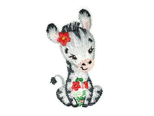 applikation-floral-zebra-tier
