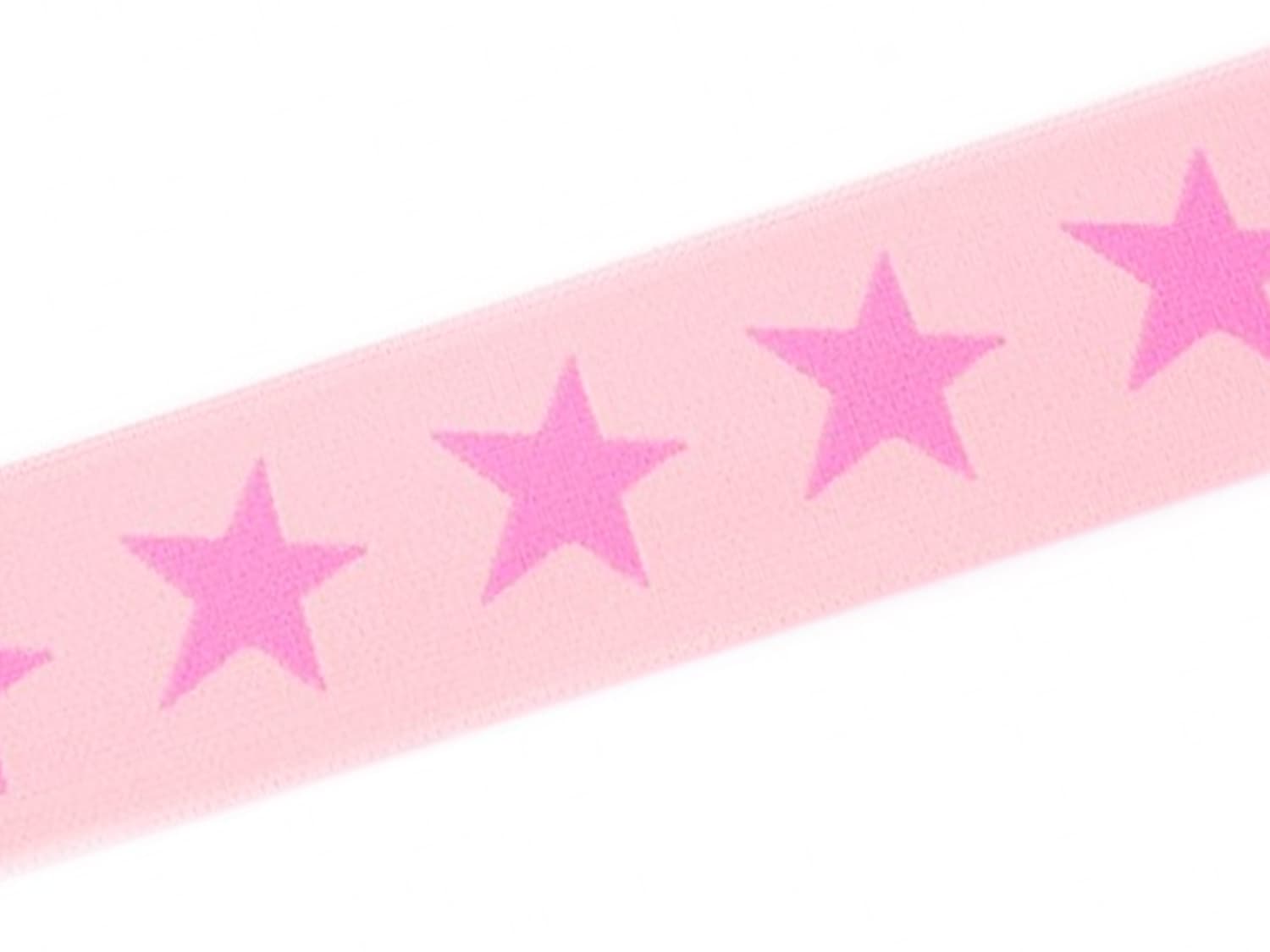 band-gummi-gummiband-sterne-40-mm-blassrosa-rosa