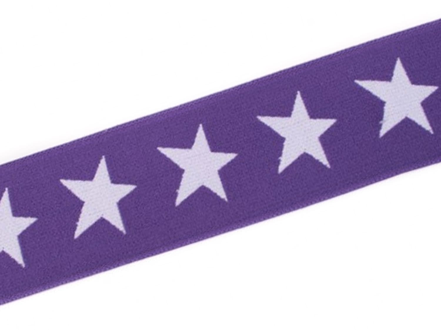 band-gummi-gummiband-sterne-40-mm-dunkellila-helllila