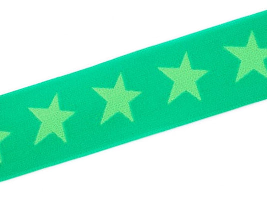 band-gummi-gummiband-sterne-40-mm-gruen-blassgruen