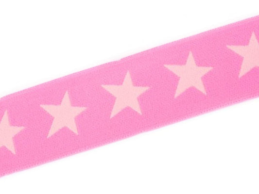 band-gummi-gummiband-sterne-40-mm-rosa-blassrosa