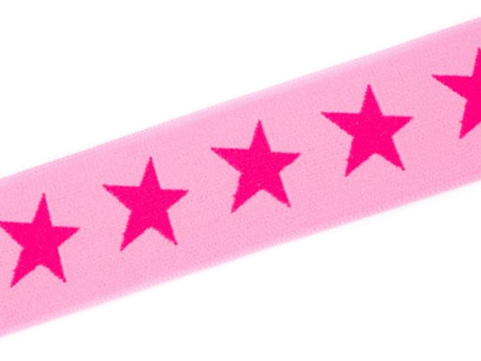 band-gummi-gummiband-sterne-40-mm-rosa-pink