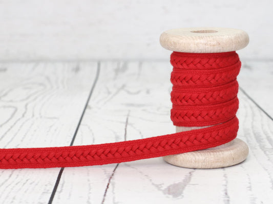 band-kordel-flachkordel-zopf-muster-rot