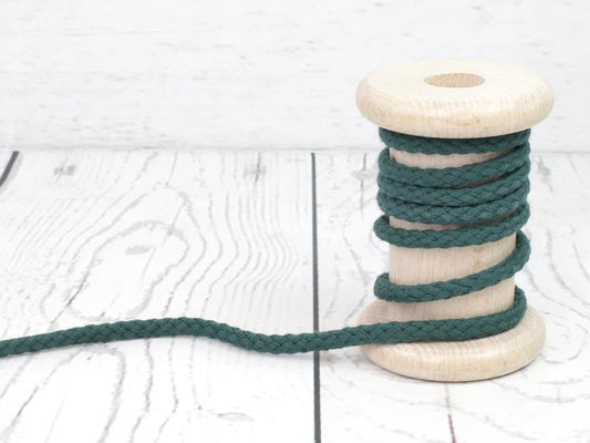 band-kordel-hoodiekordel-5-mm-union-knopf-1521-28-tannengruen