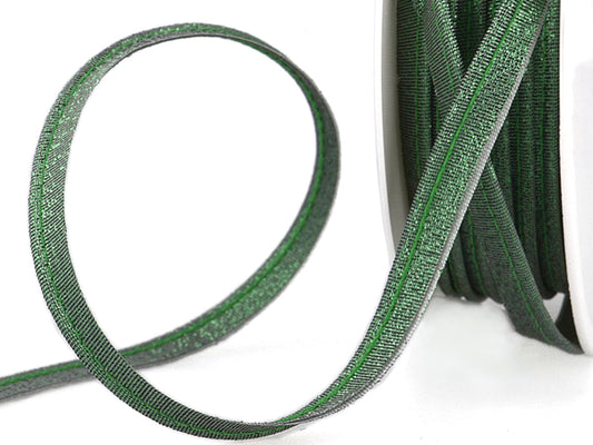 band-paspel-glitzer-metallic-gruen
