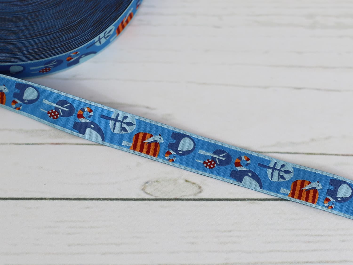 band-webband-zierband-elefant-blau