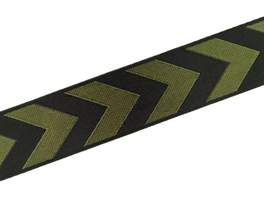 band-zierband-deko-pfeile-schwarz-oliv-glanz-32639