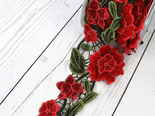 band-zierband-gipuere-spitze-rosen