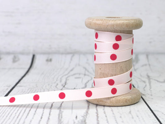 band-zierband-ripsband-punkte-tupfen-blassrosa-pink
