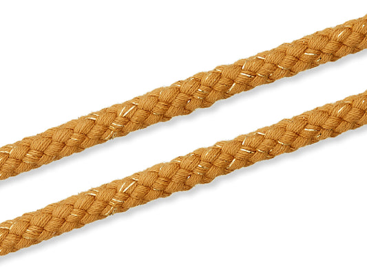 baumwoll-kordel-glitzer-8-mm-ocker